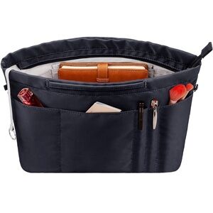 Vercord Purse Insert Organizer for Tote Handbag Bag in Bag 14 pockets XXL-836-11